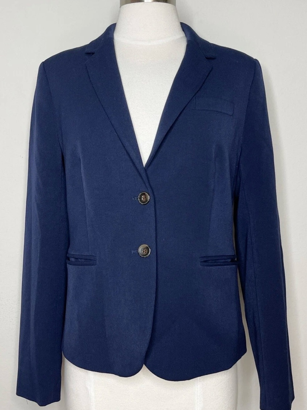 J. Crew Navy Blue Single-Breasted Schoolboy Blazer Jacket Size XXL